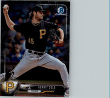 Load image into Gallery viewer, 2017 Bowman Chrome Gerrit Cole Pittsburgh Pirates #92