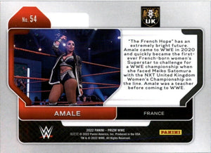 2022 Panini WWE Prizm Amale RC #54