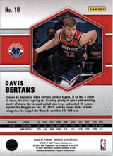 Load image into Gallery viewer, 2020-21 Panini Mosaic Davis Bertans Washington Wizards #10