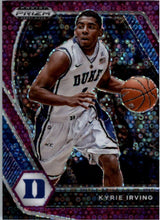 Load image into Gallery viewer, 2021-22 Panini Prizm Draft Kyrie Irving 45/50 Brooklyn Nets #8 Purple Disco