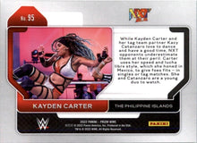 Load image into Gallery viewer, 2022 Panini WWE Prizm Kayden Carter #95
