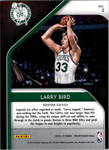 Load image into Gallery viewer, 2018-19 Panini Prizm Hall Monitors Larry Bird Boston Celtics #2