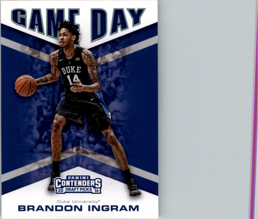 2016-17 Panini Contenders Draft Picks Class Reunion Brandon Ingram Duke Blue