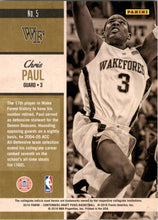 Load image into Gallery viewer, 2016-17 Panini Contenders Draft Picks Old School Colors Chris Paul Wake Forest