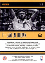 Load image into Gallery viewer, 2016-17 Panini Contenders Draft Picks Class Reunion Jaylen Brown California