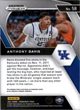 Load image into Gallery viewer, 2021-22 Panini Prizm Draft Anthony Davis Los Angeles Lakers #46