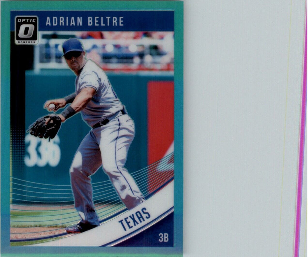 2018 Donruss Optic Aqua Adrian Beltre 064/299 Texas Rangers #148