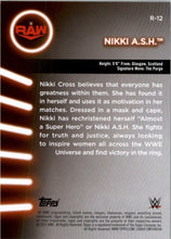 Load image into Gallery viewer, 2021 Topps WWE Women&#39;s Division Nikki Ash #R-12