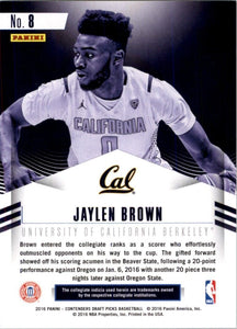 2016-17 Panini Contenders Draft Picks Class Reunion Jaylen Brown California