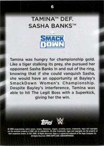 2021 Topps WWE Women's Division Tamina #6