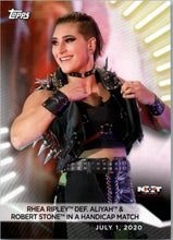 Load image into Gallery viewer, 2021 Topps WWE Women&#39;s Division Rhea Ripley #35