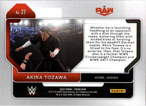 2022 Panini WWE Prizm akir tozawa #27