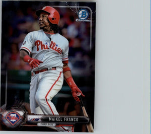 2017 Bowman Chrome Maikel Franco Philadelphia Phillies #37