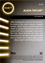 Load image into Gallery viewer, 2021 Topps WWE Women&#39;s Division Alicia Taylor #R-26