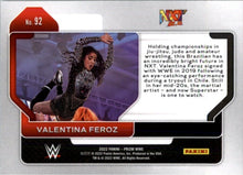 Load image into Gallery viewer, 2022 Panini WWE Prizm Valentina Feroz RC #92