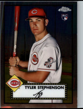 Load image into Gallery viewer, 2021 Topps Chrome Platinum Anniversary Tyler Stephenson Cincinnati Reds #34