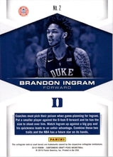 Load image into Gallery viewer, 2016-17 Panini Contenders Draft Picks Class Reunion Brandon Ingram Duke Blue