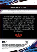 Load image into Gallery viewer, 2021 Topps Finest WWE John Morrison #17