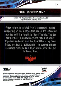 2021 Topps Finest WWE John Morrison #17