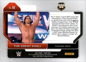 2022 Panini WWE Prizm the great Khalid #80