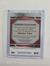 Load image into Gallery viewer, 2013 Topps UFC Finest Finest Threads Auto Relics Miesha Tate #FTAR-MT Auto