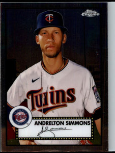 2021 Topps Chrome Platinum Anniversary Andrelton Simmons Minnesota Twins #421