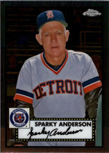 Load image into Gallery viewer, 2021 Topps Chrome Platinum Anniversary Sparky Anderson Detroit Tigers #625
