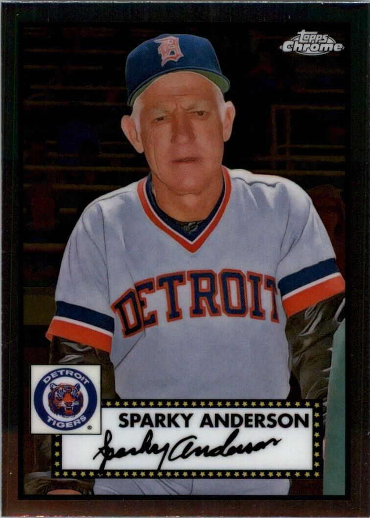 2021 Topps Chrome Platinum Anniversary Sparky Anderson Detroit Tigers #625