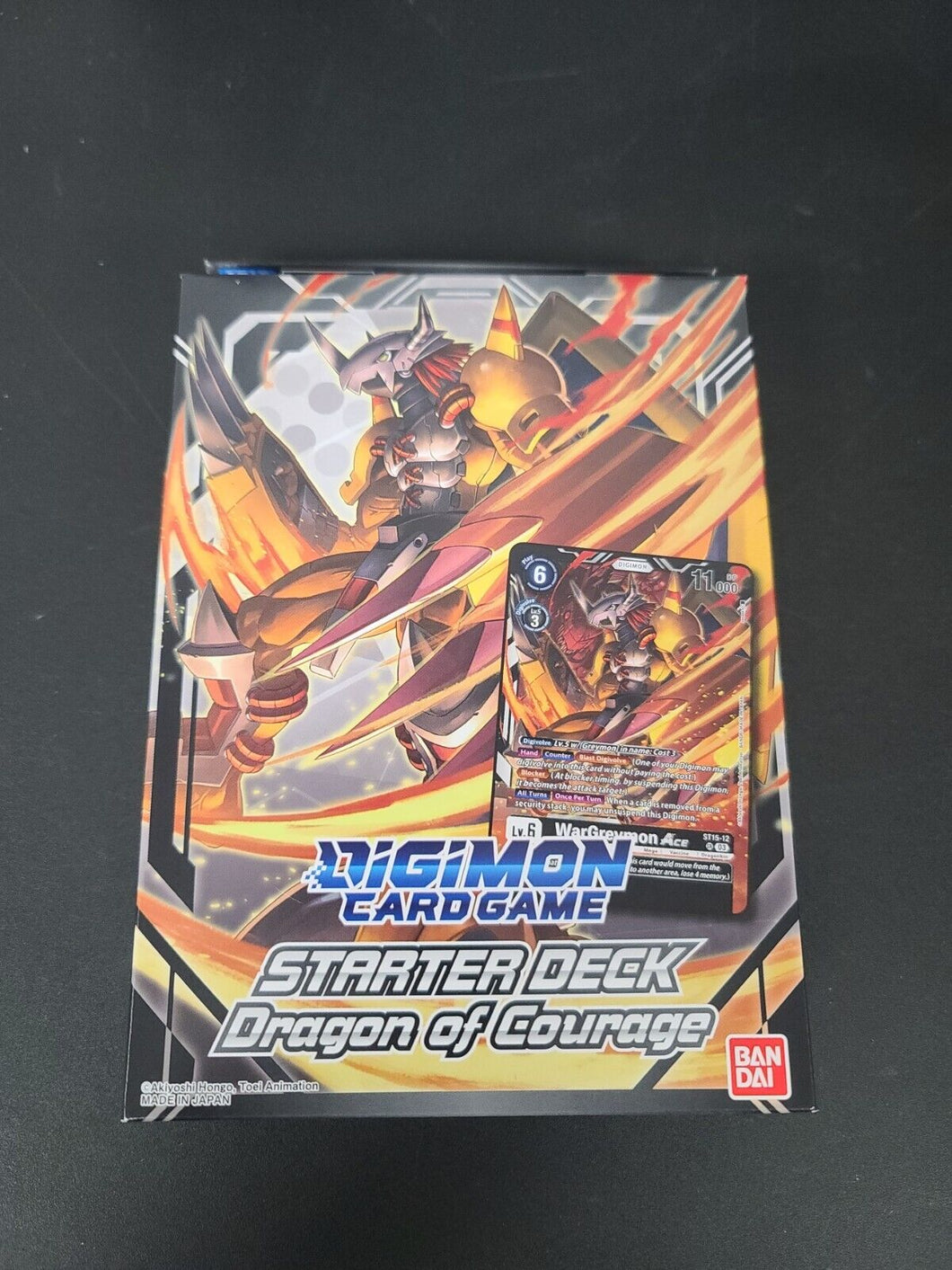 Digimon Dragon of Courage Starter Deck (ST15) Bandai English NEW SEALED