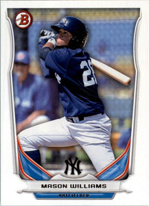 2014 Bowman Draft Picks & Prospects Top Mason Williams New York Yankees #TP-64