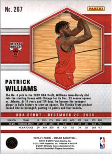 2020-21 Panini Mosaic Patrick Williams RC Chicago Bulls #267