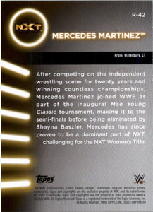 2021 Topps WWE Women's Division Mercedes Martinez Auto #R-42