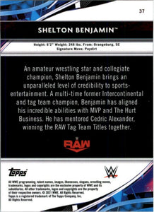 2021 Topps Finest WWE Shelton Benjamin #37