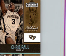 Load image into Gallery viewer, 2016-17 Panini Contenders Draft Picks Old School Colors Chris Paul Wake Forest