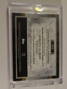 Roberto Alomar 2020 Topps Museum Collection Relic Auto #ed 1/5 Orioles