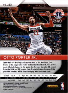 2018-19 Panini Prizm Otto Porter Jr. Washington Wizards #253