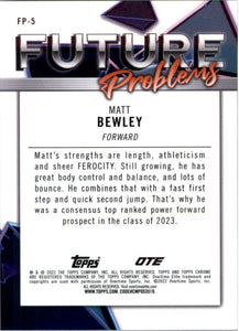 2022-23 Topps-Chrome Matt Bewley RC #FP-5