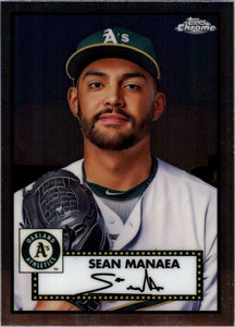 2021 Topps Chrome Platinum Anniversary Sean Manaea Oakland Athletics #346