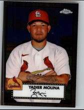 Load image into Gallery viewer, 2021 Topps Chrome Platinum Anniversary Yadier Molina St. Louis Cardinals #208