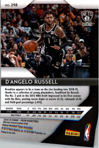 2018-19 Panini Prizm D'Angelo Russell Brooklyn Nets #248