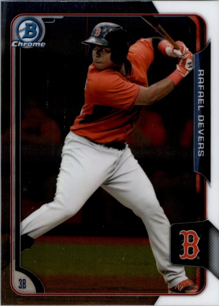 2015 Bowman Chrome Prospects Rafael Devers Boston Red Sox #BCP34