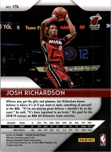 2018-19 Panini Prizm Josh Richardson Miami Heat #176