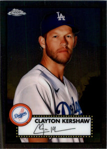 2021 Topps Chrome Platinum Anniversary Clayton Kershaw Los Angeles Dodgers #205