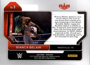 2022 Panini WWE Prizm Bianca Belair #9