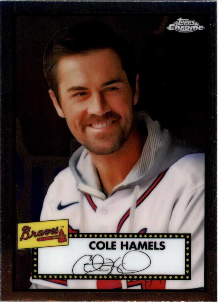 2021 Topps Chrome Platinum Anniversary Cole Hamels Atlanta Braves #474