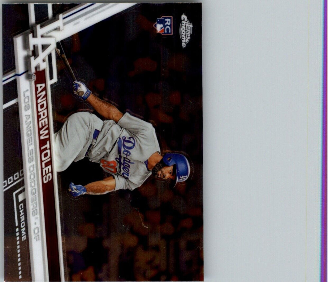 2017 Topps Chrome Andrew Toles RC Los Angeles Dodgers #34