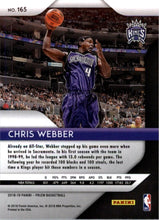 Load image into Gallery viewer, 2018-19 Panini Prizm Chris Webber Sacramento Kings #165