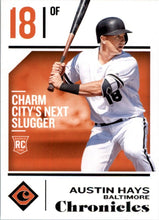 Load image into Gallery viewer, 2018 Panini Chronicles Austin Hays RC Baltimore Orioles #2