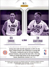 Load image into Gallery viewer, 2016-17 Panini Contenders Draft Picks Collegiate Connections Ben Simmons/Tim