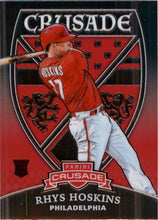 Load image into Gallery viewer, 2018 Panini Chronicles Crusade Rhys Hoskins RC Philadelphia Phillies #3